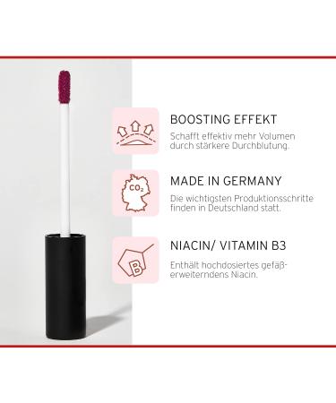 Nutrakiss Lip Plumper Plum - Natural Lip Booster with Niacin (Vitamin B3) | Liquid Lipstick for Full Lips | 5ml - Buy in Germany - Buy Online on GoSupps.com