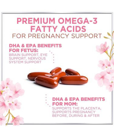 Prenatal Vitamins for Women - Complete Prenatal Multivitamin with Folic Acid & DHA Brain Development Support with Omega 3's Vitamin A C D B6 B12 & Iron Pregnancy Supplement - 60 Softgels 60 Count (Pack of 1) - Buy Online on GoSupps.com