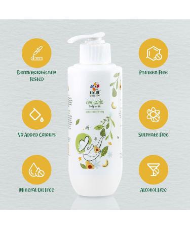 ECH Green Velly Fl Colonie Avocado Moisturizing Body Lotion with Cocoa Butter & Vitamin-E - Sulphate & Paraben Free - 250ml - Buy Online on GoSupps.com