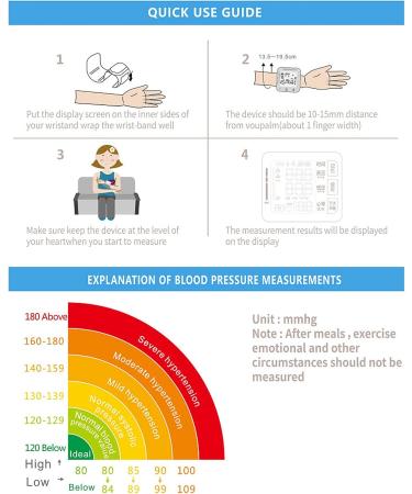 High-Precision Wrist Blood Pressure Monitor with Large LCD Display | Automatic & Easy-to-Use for Seniors | International Shipping - Buy Online on GoSupps.com