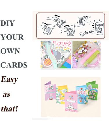 Gigicloud Handmade Card Making Kit - DIY Greeting Cards Set for Birthday, Thanksgiving, Christmas & Baby Shower - Buy Online on GoSupps.com