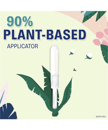 Tampax Pure Tampons Regular Absorbency Unscented - 48 Count (3 Packs of 16) - Buy Online on GoSupps.com