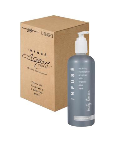 Terra Pure Infuse Lavender Mint Lotion | 400 ml SINGLE 400 Fl Oz (Pack of 1)