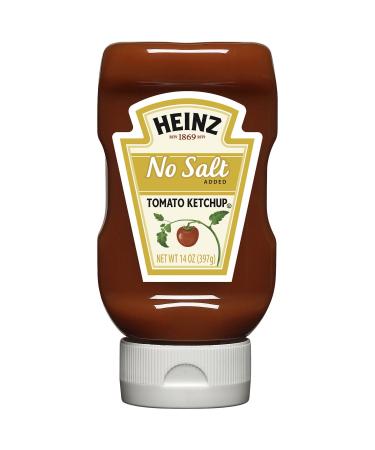 Heinz No Salt Tomato Ketchup 14oz - 6 Pack Case - Buy Online on GoSupps.com