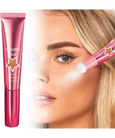 Sparkling Face Highlighter Lightweight smudgeresistant highlighter for the face and body Liquid Highlighter Long Lasting Shimmering Radiant Makeup Cream 18 ml liquid - Buy Online on GoSupps.com