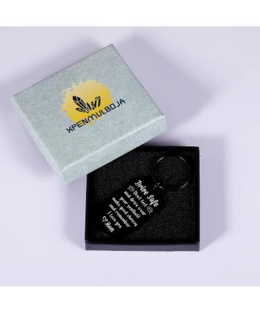 Drive Safe Keychain for New Driver - Teen Boys & Girls Gift Ideas - Personalized Graduation & Birthday Present - Sweet 16, 18, 21st - From Mom - Buy Online on GoSupps.com