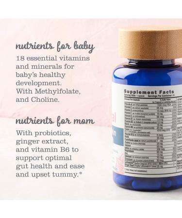 Mommy's Bliss Prenatal Multivitamin + Probiotics - 45 Capsules for Optimal Maternal Health - Buy Online on GoSupps.com