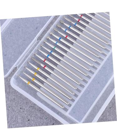 Beatifufu 1 Box Nail Art Kit Nail Care Polishing Drill Manicure Tools Grinding Head for Nail Cylinder Head Nail Goue Diamond Nail Drill Bits Manicure Head Set To Rotate Polisher - Buy Online on GoSupps.com