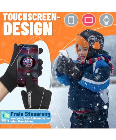 West Biking Children's Winter Bicycle Gloves - Touchscreen Sports Gloves for Ages 2-9 Anti-Slip & Fleece Perfect for Boys & Girls - Buy Online on GoSupps.com