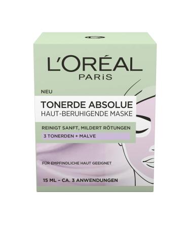 L'Or al Paris Tonerde Absolue Skin Soothing Mask Pack of 2 (2 x 15 ml)