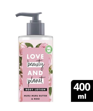 Love Beauty and Planet Muru Muru Butter & Rose Vegan Moisturizing Body Lotion - 400ml for Dry Skin | Nourish & Hydrate - Buy Online on GoSupps.com