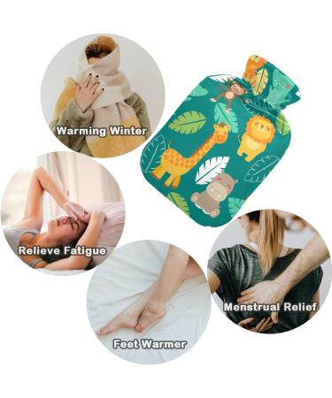 Buy Naanle Cartoon Animals Giraffe Hot Water Bottle - 2L Transparent for Bed & Pain Relief | Heat & Cold Therapy - Buy Online on GoSupps.com