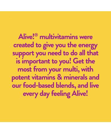 Nature's Way Alive! Once Daily Multivitamin Bundle for Women & Men - Ultra Potency Food-Based Blends - 60 Tablets Each - Buy Online on GoSupps.com