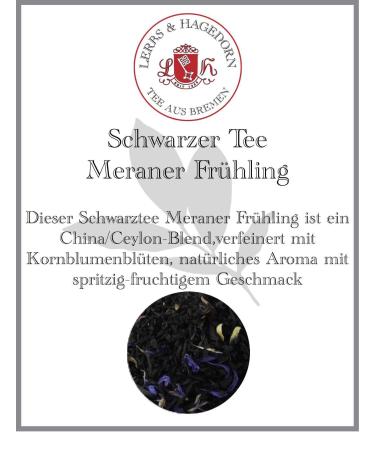 Lerbs & Hagedorn Merano Spring Black Tea 1.5 kg