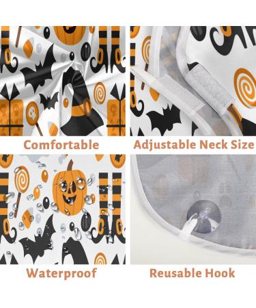 Cartoon Halloween Beard Bib Apron for Men | Non-Stick Waterproof Grooming Cape | Perfect Gift for Shaving & Trimming - Buy Online on GoSupps.com