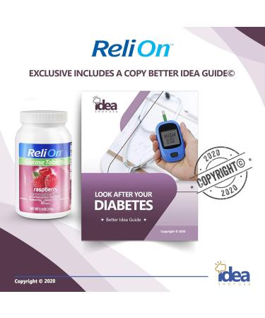 ReliOn Raspberry Glucose Tabs (200ct, 2 Pack) for Diabetes - Complete Guide - Buy Online on GoSupps.com