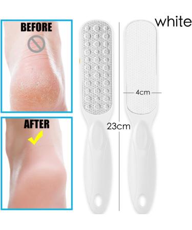 Foot File Foot Scraper for Hard Skin Professional Pedicure Double Side Foot Files Callus Remover Foot Scrubber Metal Foot Rasp Foot Care Tool for Dead Skin Cracked Heels Corn Removal - Buy Online on GoSupps.com