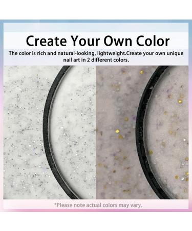 Lofuanna Dip Powder Nail Starter Kit - Glitter Set | 9Pcs Dip Powder Set for DIY French Nail Art Manicure | Base Top Coat Activator Included | No UV/LED Needed | Beginners Friendly - Buy Online on GoSupps.com