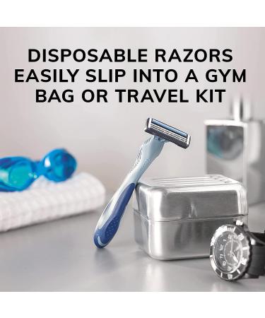 BIC Flex 3 Titanium Men's Disposable Razors - 10 Piece Set for Smooth, Ultra-Close Shave - Buy Online on GoSupps.com
