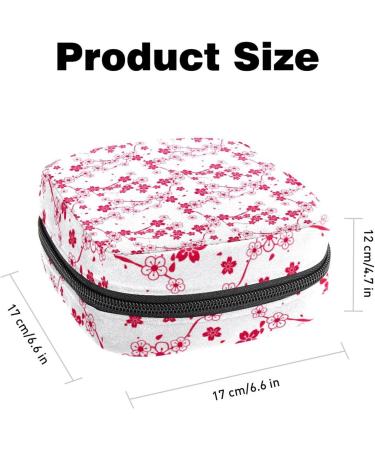 Buy Women's Bonds Storage Bags | Stillpad Halter Fresh Red Cherry Blossom Portable Period Kit Bag - Ideal Feminine Product Bag for Women & Girls - Buy Online on GoSupps.com