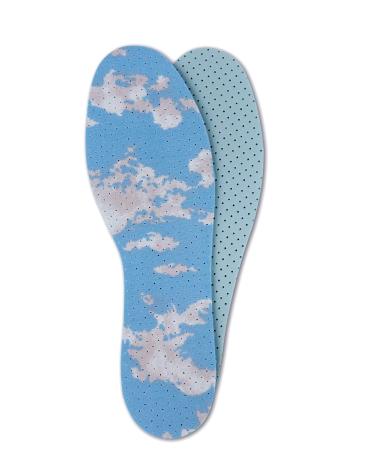 Binox Cloud Fresh Formula Insoles Combat Feet Smell | Scented Insole Inserts for Shoes and Boots | Odour Absorbing Insoles for Adults | Made in Germany by Tacco (44 EUR / 11 M US)