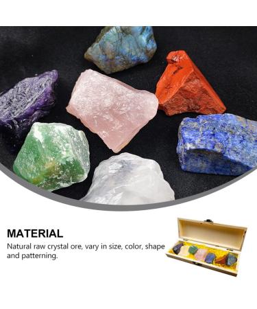 Yoga Decor 2pcs Crystals Chakra Stones Cluster Rock Ore Fish Tank Decor | Toyvian - Buy Online on GoSupps.com