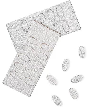 Cuticle Pusher Self-Adhesive Sandpaper Manicure Art Pre-polishing Sand Paper 50Grit Sandpaper Sheets - Buy Online on GoSupps.com