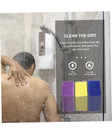 FRCOLOR 9 Pcs Drawstring Bath Towels & African Bathing Sponges - Exfoliating Shower & Body Scrubber for Ultimate Clean & Care - Buy Online on GoSupps.com