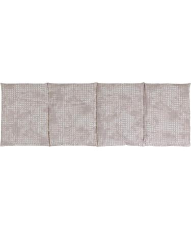 Rapeseed Pillow 4-Chamber 20x60cm - 2-in-1 Heat & Cold Pad | Shabby-Chic Grey-Beige Grain Pillow for Ultimate Comfort - Buy Online on GoSupps.com