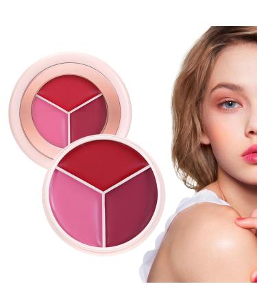 Cheek Balm Blush | Creamy Matte Face Makeup Blush with Buildable Effect - Lip and Cheek Balm - For Dates Travel Evenings Out Holidays and Parties