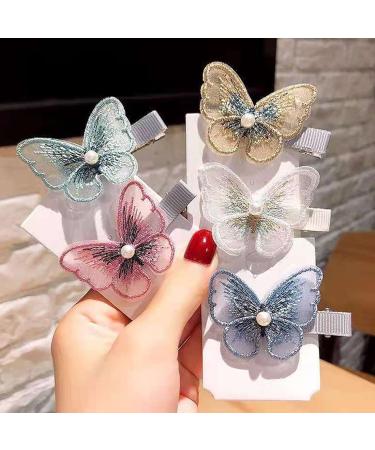 Buy Zeaybsr 8-Piece Metal Hair Clips - No Slip Butterfly Pattern Hairpins for Baby Girls & Women | International Shipping - Buy Online on GoSupps.com