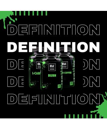 Elc Nutrition Green Coffee 180 Capsules - 1600mg Pure Green Coffee Extract No Artificial Flavors Preservative-Free for Optimal Weight Management - Buy Online on GoSupps.com