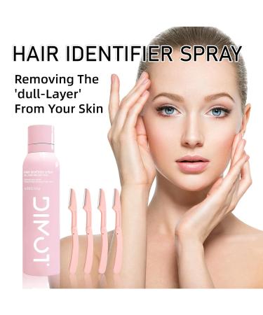 Hair Identifier Spray for Face Shaving & Dermaplaning - Best for Women & Men | International Shipping - Buy Online on GoSupps.com