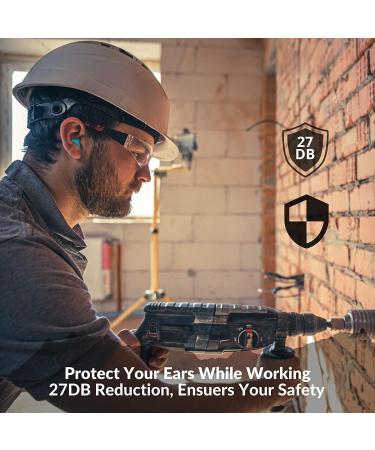 Soft Moldable Silicone Ear Plugs | 32 dB NRR Noise Reduction for Sleep, Concerts, Swimming, Shooting | Reusable Earplugs for Snoring, Airplane, Musicians & Motorcycle - Buy Online on GoSupps.com