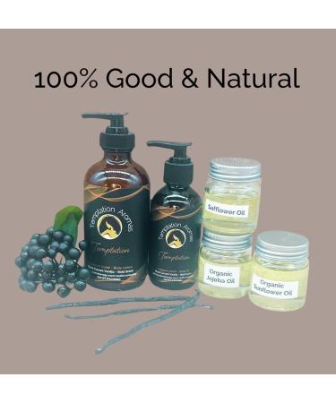 Temptation Aromas Warm Sandalwood 3 piece Fragrance Gift Set 4oz Body Oil - Buy Online on GoSupps.com
