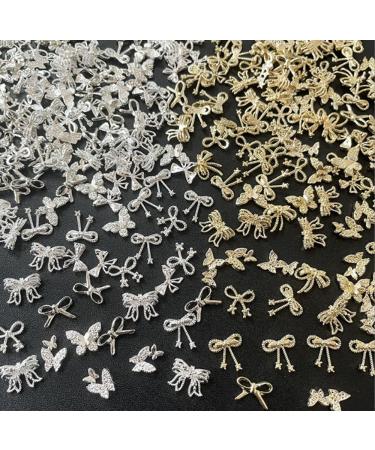 20 Pieces Nail Art Charms - Street Stones Cross-Nail Trailers Bear & Butterfly Nail Gems for DIY Decor - Buy Online on GoSupps.com