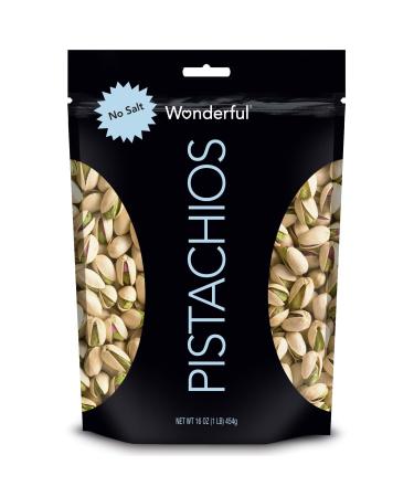 Wonderful Pistachio No Salt Pistachios, 16 OZ