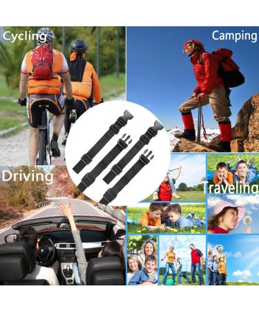 BZKSER Adjustable Chest Strap Backpack - Quick Lock Belt for Jogging & Hiking - 2 Pieces - Black - Buy Online on GoSupps.com