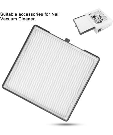 Nail Dust Collector Filter 2pcs 17.5 x 18cm Nail Fan Filter Replacement for 40W Nail Vacuum Machine Accessories Nail Vacuum Cleaner - Buy Online on GoSupps.com
