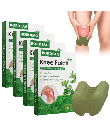 Knee Pain Patch: 96 Pieces Back Heat Patch, Absinthe Pain Relief Patch, Knee Pain Relief Patch, Heated Patch for Knees, Backs