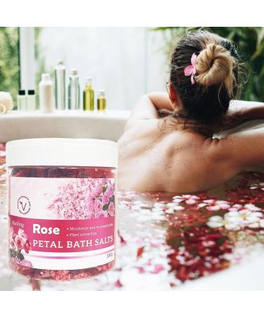 Premium Rose Bath Salt 1.2LB - Natural Essential Oil & Extract for Relaxation Sleep Spa & Body Care - Aromatherapy Wellness - Buy Online on GoSupps.com