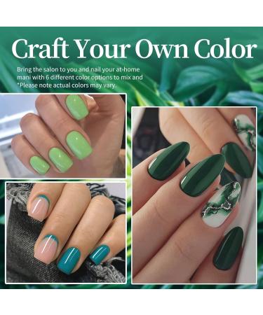 Tonitu 6 Pcs Non-Toxic Eco Nail Polish Kit - Glossy Pastel Colors: Pink Yellow Blue Red Glitter and Nude (42ml) - International Shipping Available! - Buy Online on GoSupps.com