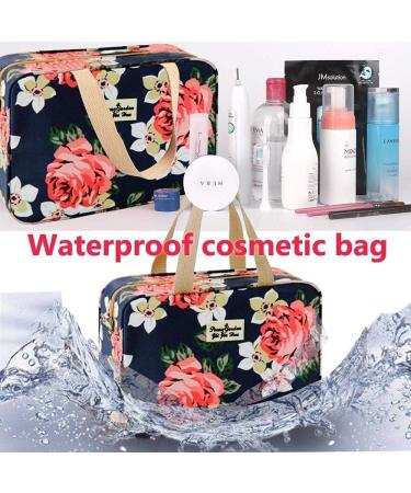 Shop Stylish Women's Cultural Bags & Waterproof Travel Makeup Bags - Large Rose Design - Buy Online on GoSupps.com