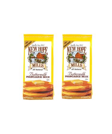 New Hope Mills Easy To Make Pancake Mix- Two 32 oz. Bags- Your Choice of 5 Different Varieties (Buttermilk)