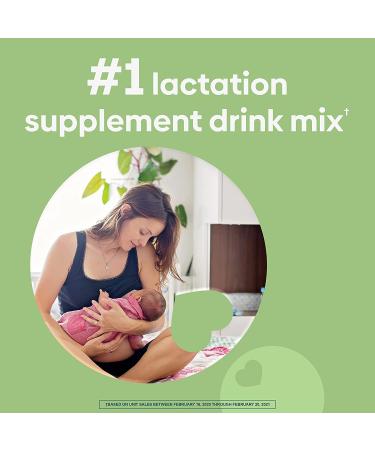 Upspring Milkflow Breastfeeding Drink Mix- Blackberry Lime Flavor | Lactation Supplement with Moringa & Blessed Thistle | Promotes Healthy Milk Supply | 16 Drink Mixes - Buy Online on GoSupps.com