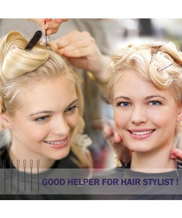 COEETR 150 Black Hair Needles & Wave Shape Clips - Stylish Metal Hair Clips for Girls & Women with Storage Box - Buy Online on GoSupps.com