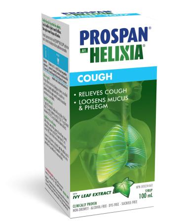 Prospan 100mL By Helixia - Ivy Leaf Extract - Relieves Cough Loosens Mucus & Phlegm