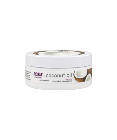 Now Foods Solutions Coconut Oil Natural  3 fl oz (89 ml)