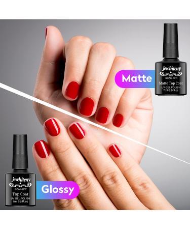 JEWHITENY 36 PCS Gel Nail Polish Kit with 120W UV Nail Lamp - 33 Colors Gel Polish Set with Manicure Tools - All-In-One Nail Gel Kit - Buy Online on GoSupps.com