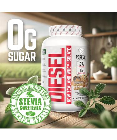 Perfect Sports Diesel 100% New Zealand Whey Isolate (2lbs) Th bulles au sucre brun - Prot ines - Isolat de prot ines de lactos rum Th bulles au sucre brun 2lbs - Buy Online on GoSupps.com